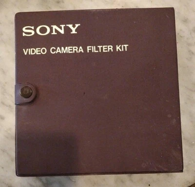 Vintage Sony Video Camera Filter Kit VF-200K 46mm or 52mm Japan 1986 - Image 1 of 4