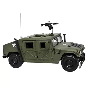 1:18 Diecast Alloy Hummer Model Toys Car Hummer H1 Military SUV Tactical VehicsF - Picture 1 of 11