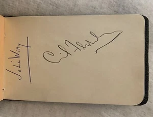 John Witty signed page c1950 Dr Who "The Seeds of Death" Computer Voice 1969 - Picture 1 of 1