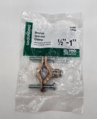 ( QTY 6 ) SIGMA ProConnex 41309 Bronze Ground Clamp 1/2" - 1" - Image 1 of 4