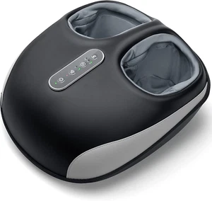 Foot Massager Machine with Heat, Deep Kneading Shiatsu Foot Massager with Air Co - Picture 1 of 12