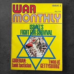 War Monthly Magazine Issue 3 Israel's Fight 1974 Military Infantry and Arms - Picture 1 of 7