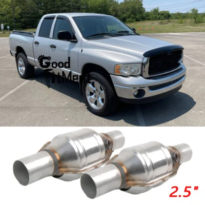 Convertidor catalítico de acero inoxidable soldado para Dodge Ram 1500 2500 3500 2X 2,5" Foto 1 de 4