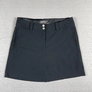 Nike Skort Womens Size 6 Black Dri Fit Golfer Preppy Tennis Activewear Hiking - Picture 1 of 15