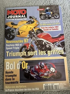 MOTO JOURNAL 1246 Test HONDA SLR 650 TRIUMPH Daytona 960 T595 T509 VESPA ET4 125 - Picture 1 of 2