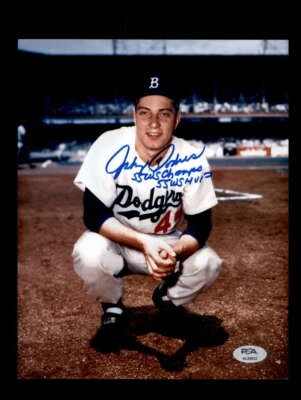 Johnny Podres PSA DNA Signed 8x10 Photo Autograph Dodgers - Image 1 of 2