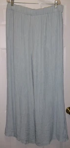 Belk Wonderly Damen Gr. XXL Caro blau Leinen wie Hose weites Bein gefüttert mit Taschen - Bild 1 von 10