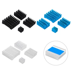 4pcs Aluminiumkühlung Kühlkörper für Himbeer PI5 Wärme Kühler Kühler Kühler - Photo 1/11