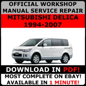 # TALLER OFICIAL Servicio Reparación MANUAL MITSUBISHI DELICA 1994-2007 - Imagen 1 de 6