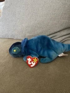Ty beanie baby Rainbow the Chameleon 1997 with tag errors - Picture 1 of 6