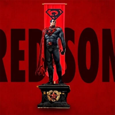 Red Son Superman 1/8 35cm 3D print figure Model Kit Unpainted Unassembled GK - Image 1 of 4