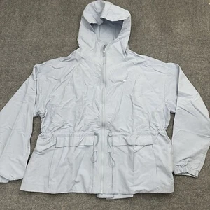 Nike Women's Everything Woven Oversized Hooded Jacket Blue FN3669-440 Size 2XL - Picture 1 of 12