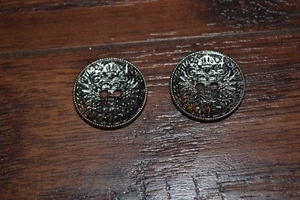A2- Set of 2 Burg Co. TYR 1780 Buttons - Picture 1 of 2