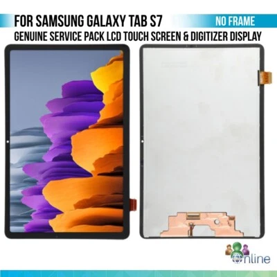 Genuine For Samsung Tab S7 T870 Service Pack LCD Touch Screen Display Digitizer - Image 1 of 4