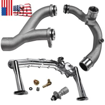 Kit de sistema de tubería de agua refrigerante de aluminio mejorado 3,0 L para Jaguar XE XF XJ tipo F Foto 1 de 4