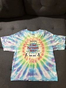 Vintage Dave Matthews Band Summer Tour Tie Dye T-Shirt Size XL 2002 Big Graphic - Bild 1 von 7