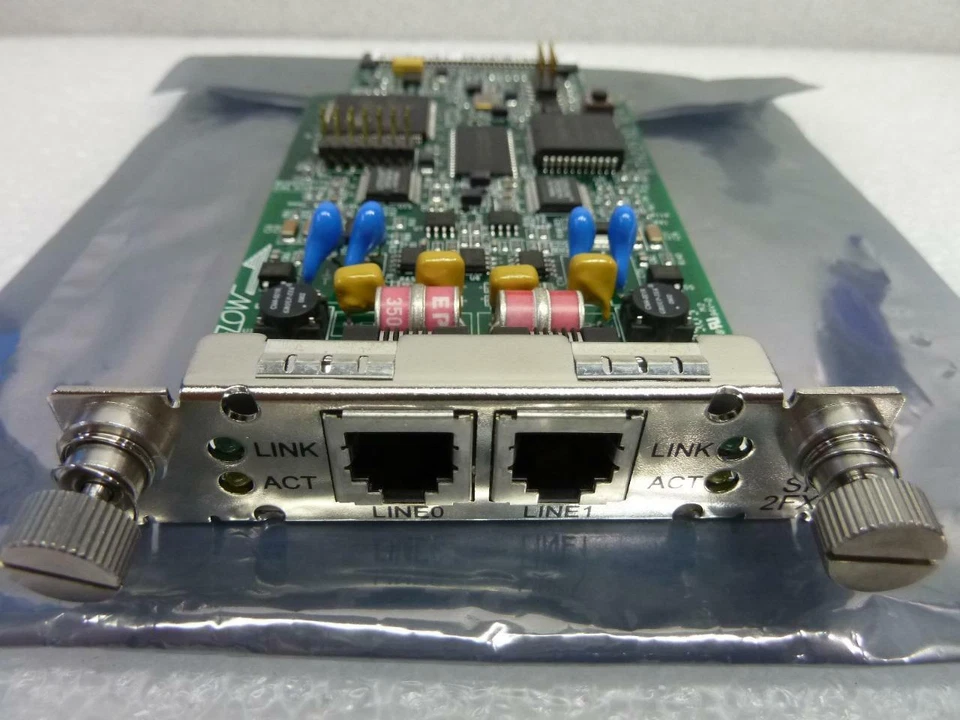 HPE JD558A FlexNetwork MSR 2-Port FXO SIC Module - Image 1 of 1