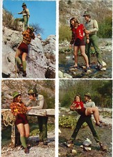 Innamorati Alpini Fidanzati Kitsch Amore Vintage Lotto 13 cartoline Cecami 945
