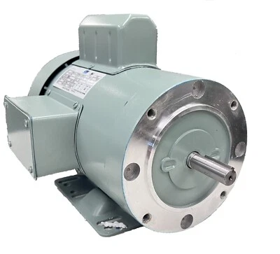 General Purpose 2 HP 1 Phase Motor 3450 RPM 56C Frame TEFC 115/230V - Image 1 of 4
