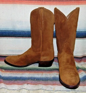 Botas de Vaquero Para Hombres Rujo The Canyon Marrón Sentry Gamuza Cuero 9.5 D Nuevas en Caja - Imagen 1 de 6