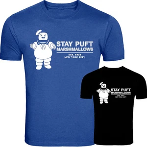 Ghostbusters inspiriert Staypuft Retro Look Original Design Siebdruck T-Shirt - Bild 1 von 4