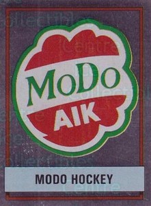 1987-88 Swedish Panini Stickers #187 MoDo Hockey