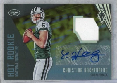 2016 Christian Hackenberg Phoenix Hot Rookie Material Signatures Helmets #CH /25 - Image 1 of 2