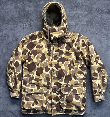 Chaqueta de Camuflaje Pato De Colección Para Hombre Mediana Aislada Puffer Capucha Desmontable Foto 1 de 4