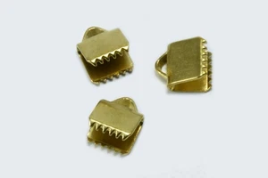 Klemmbleche 6/10 Mm Ottone Grezzo Tappi Finali Parti Finali M-103 - Bild 1 von 3