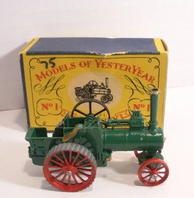 Vintage Lesney Matchbox Models of  YesterYear No.1 Y-1 Alchin Tractor Engine Box - Bild 1 von 4