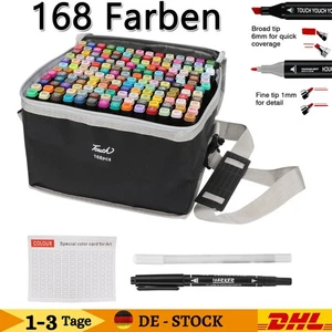 168Farbe Acrylstifte Marker Set Permanent Wasserfest Pen Für DIY Graffiti Steine - Bild 1 von 16