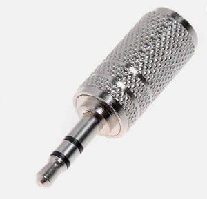 3.5mm Female to 2.5mm Male Stereo Aux Audio Connector Adapter Converter Metal AU - Picture 1 of 2