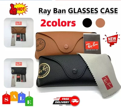 RAY-BAN Ray Ban FUNDA PARA GAFAS-Ray Ban FUNDA PARA GAFAS DE SOL-Ray Ban PAÑO DE LIMPIEZA FST PST NUEVO