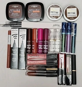 26 pc. Mixed Lot of NYX, L'OREAL, MAYBELLINE, REVLON Makeup. (SEALED) #1 - Picture 1 of 7