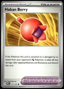 2025 Pokémon Scarlet & Violet: Prismatic Evolutions Haban Berry #111/131 - Picture 1 of 1