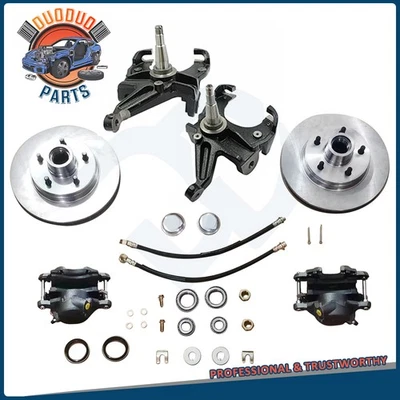 2.5" Drop Spindles Front Suspension Disc Brake Kit For 1963-1970 Chevy Truck C10 - Изображение 1 из 4