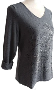 Schönes weiches Shirt von Bonita in Gr. S/Grau/Baumwolle-Modal-Elasthan - Bild 1 von 8