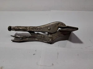 VINTAGE PETERSEN VISE GRIP 8R SHEET METAL LOCKING CLAMP MADE IN NEBRASKA OS114 - Picture 1 of 7