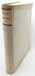 German Edition Goethe's Poems Volume 2 Johann Wolfgang Von Goethe Hardcover Book - Picture 1 of 18