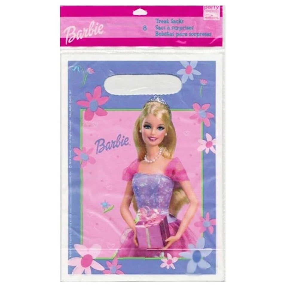 Barbie Big Day Treat Bolsas de botín Fiesta de cumpleaños Favor Suministros 8 unidades De colección Foto 1 de 1