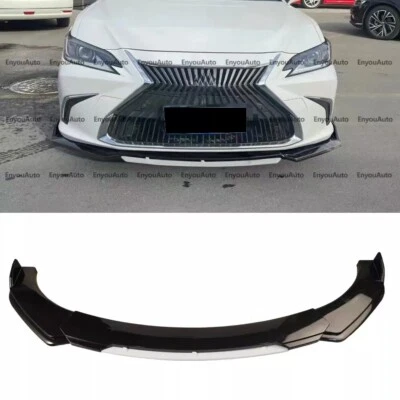 for Lexus RX350 RX450 Front Bumper Lip Spoiler Splitter Gloss Black White Foto 1 de 4