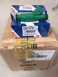 5x Genuine Bosch 42lb Green Giant Fuel Injectors 42 lb/hr Turbo Volvo 440cc T5 - Bild 1 von 2