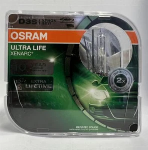 SALE!!! 2xD3S Osram Ultra Life XENON BULB XENARC HID Hard Case #198 - Picture 1 of 4