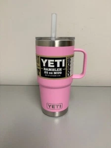Power Pink YETI® 25 OZ Viaje con Pajita - Auténtico, Nuevo, Color Retirado, - Imagen 1 de 3