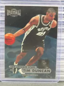 1997-98 Metal Universe Championship Preview Tim Duncan Rookie Card RC #72 - Picture 1 of 2