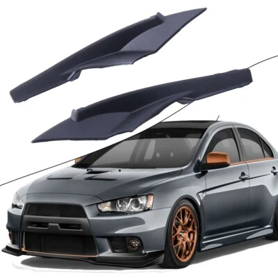 Pair Front Windshield Cowl Trim Cover Panel for Mitsubishi Lancer for Evo 08-17 - Image 1 of 4