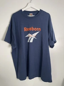 Vintage Reebok Jesus Parody T Shirt Sz 2XL Reeborn John 3:3 - Picture 1 of 2