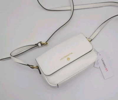 Liz Claiborne Mallory Camera Crossbody Bag White NWT  - Image 1 of 4