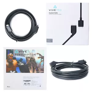For HTC VIVE PRO 16.4ft headset cable connect link box to VR headset Pro eye - Zdjęcie 1 z 10