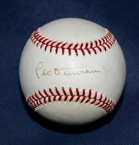 Baseball firmato Cubs Dodgers Leo Durocher con JSA LOA - Foto 1 di 9